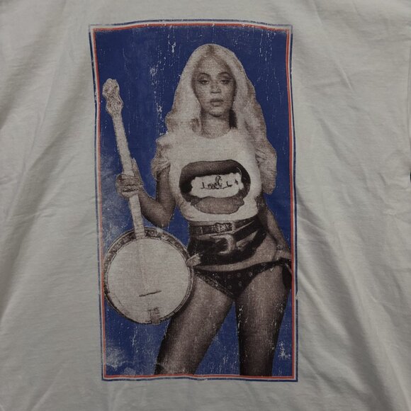 Beyoncé Cowboy Carter Banjo T-shirt size large - Picture 2 of 5